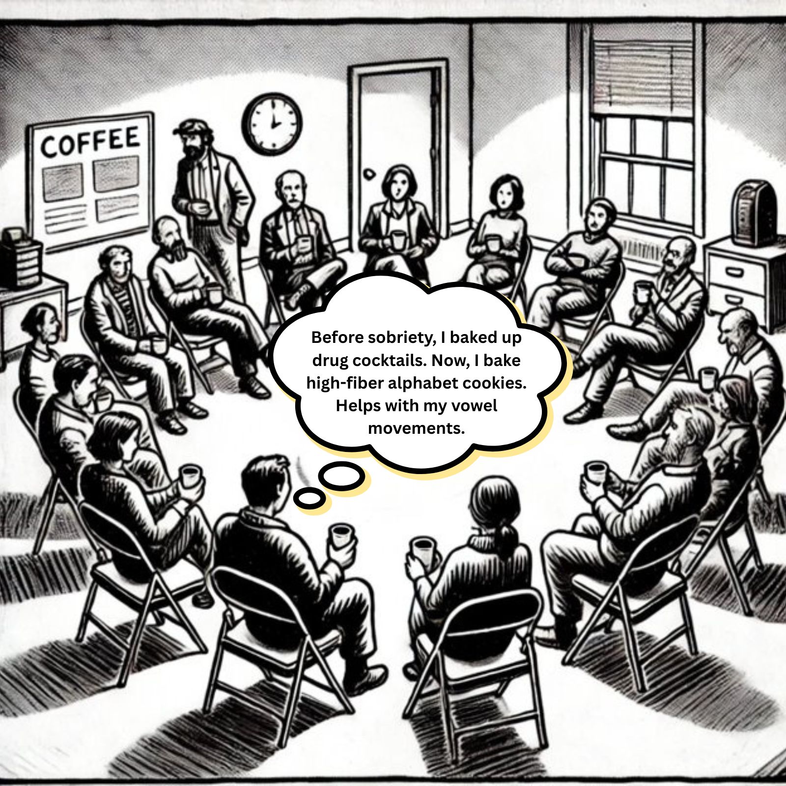 Comic: Sober or not, people still think Wilbert is a douche.